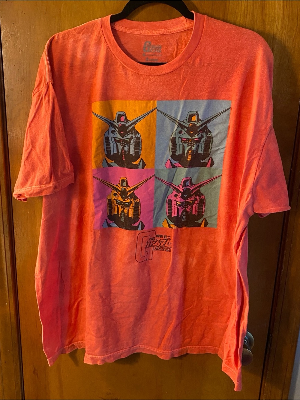 Mobile Suit GUNDAM Dyed Coral T-shirt